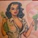 Tattoos - Custom Biology Ph.D Pin Up Tattoo - 76071